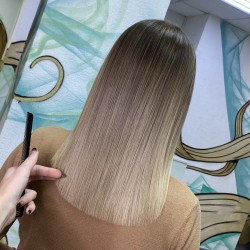 Окрашивание, загущение наращиванием, стрижка.