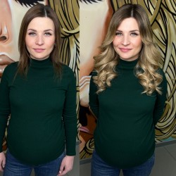 Окрашивание, наращивание волос 150 капсул 40см, стрижка.